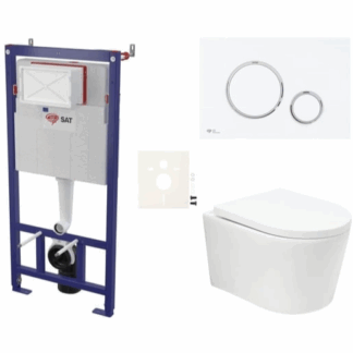 Závěsný WC set do lehkých stěn / předstěnová SAT BREVIS SIKOSSBRTOR76K