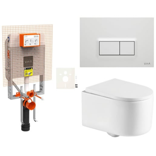 Závěsný WC set k zazdění SAT Tornado SIKOVZTOR72600
