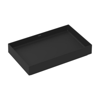 Hansgrohe Xuniva Evo E umyvadlo 65x40 cm černá matná mat bez otvoru pro baterii, bez přepadu 60326670