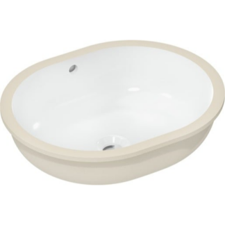 Hansgrohe Xuniva U zápustné umyvadlo 45x35 cm bez otvoru pro baterii, s přepadem 60153450