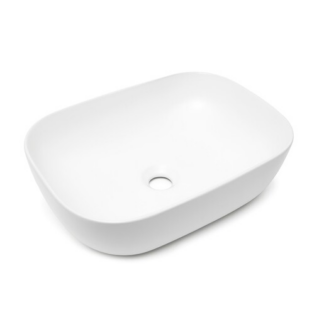 Umyvadlo na desku SAT Infinitio 45,5x32,5 cm mat bez přepadu SATINF4532M