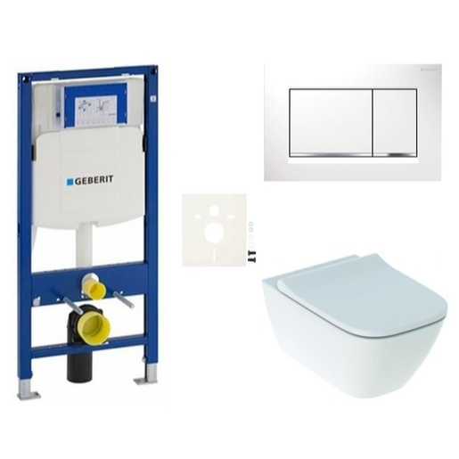 Závěsný wc set do lehkých stěn / předstěnový Geberit Smyle SIKOGESSMSS30