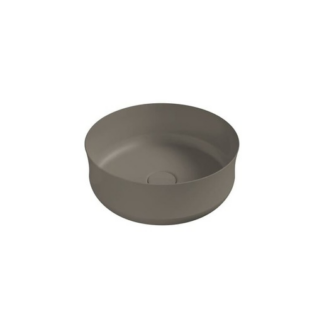 Kaldewei MING umyvadlová mísa mod. 3187 d:400. 00mm, warm grey 60, perl-effekt, bez přepadu 913406003671