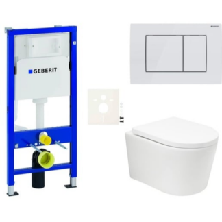 Závěsný WC set Geberit do lehkých stěn / předstěnová SAT BREVIS SIKOGESBRTORD30