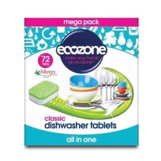 Ecozone Tablety do myčky Classic - vše v jednom - 72 ks