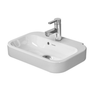 Duravit Happy D.2 umývátko 50x36 cm otvor pro baterii, s přetokem 0709500000