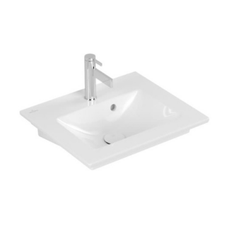 Villeroy & Boch Venticello umyvadlo, 500x420x150mm, bílá alpin ceramicplus, s přepadem, neleštěno; 412450R1