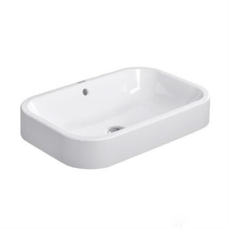 Duravit Happy D.2 umyvadlo na desku 60x40 cm bez otvoru pro baterii 2314600000