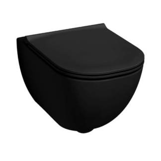 Jika MIO-N wc závěsné černá mat zadní odpad H8217147160001