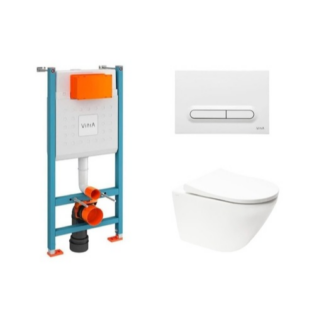 Závěsný WC set do lehkých stěn / předstěnová Vitra S60 SIKOVSW3
