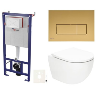 Závěsný WC set do lehkých stěn / předstěnová SAT Fusion SIKOSSTORFUGM