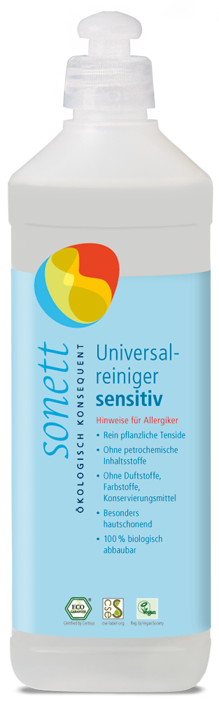 Sonett Univerzální čistič Sensitive (500 ml) - i pro nejcitlivější a alergickou pokožku
