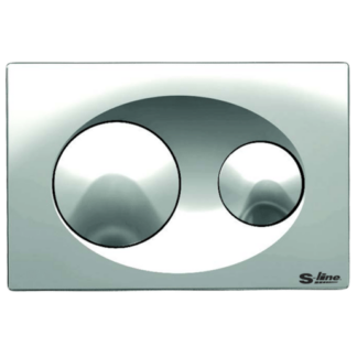 Ovládací tlačítko Ceramia S-Line plast chrom lesk P40-0120