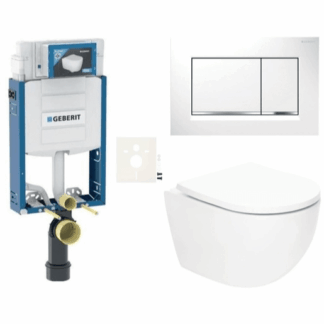 Závěsný WC set Geberit k zazdění SAT Fusion SIKOGZTORFUS30