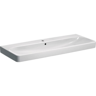 Geberit Smyle Square umyvadlo 120x48 cm otvor pro baterii uprostřed 500.226.01.1