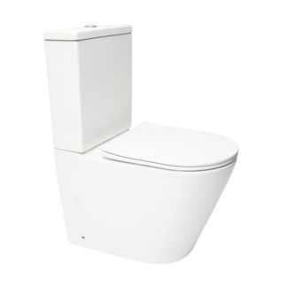 WC kombi komplet kombinovaný SAT Infinitio bílá matná mat vario odpad SATINF031VPSNWM