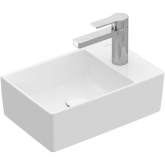 Villeroy & Boch Memento 2.0 umyvadlo 400 x 260 x 111 mm, bílé alpin, bez přepadu, leštěné 43234G01