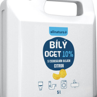 Allnature Bílý ocet sprej 10% s vůní citrónu - 5 l - univerzální přírodní čistič