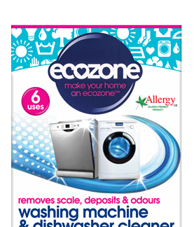 Ecozone Čistič praček a myček na nádobí (6 ks) - odstraní vodní kámen a usazeniny