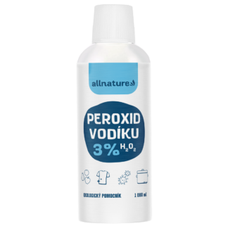 Allnature Peroxid vodíku 3% - 1 l - univerzální pomocník do domácnosti