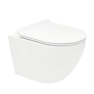 Wc s prkénkem softclose závěsné bílé vírové WC01T