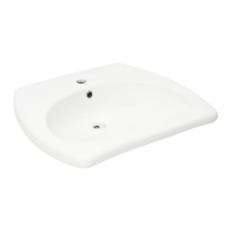 Bezbariérové umyvadlo SAT Brevis 61x53 cm SATBRE6052