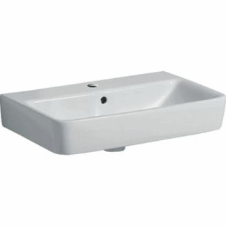 Geberit Selnova Compact umyvadlo selnova 60x37 cm otvor pro baterii uprostřed 501.511.00.7