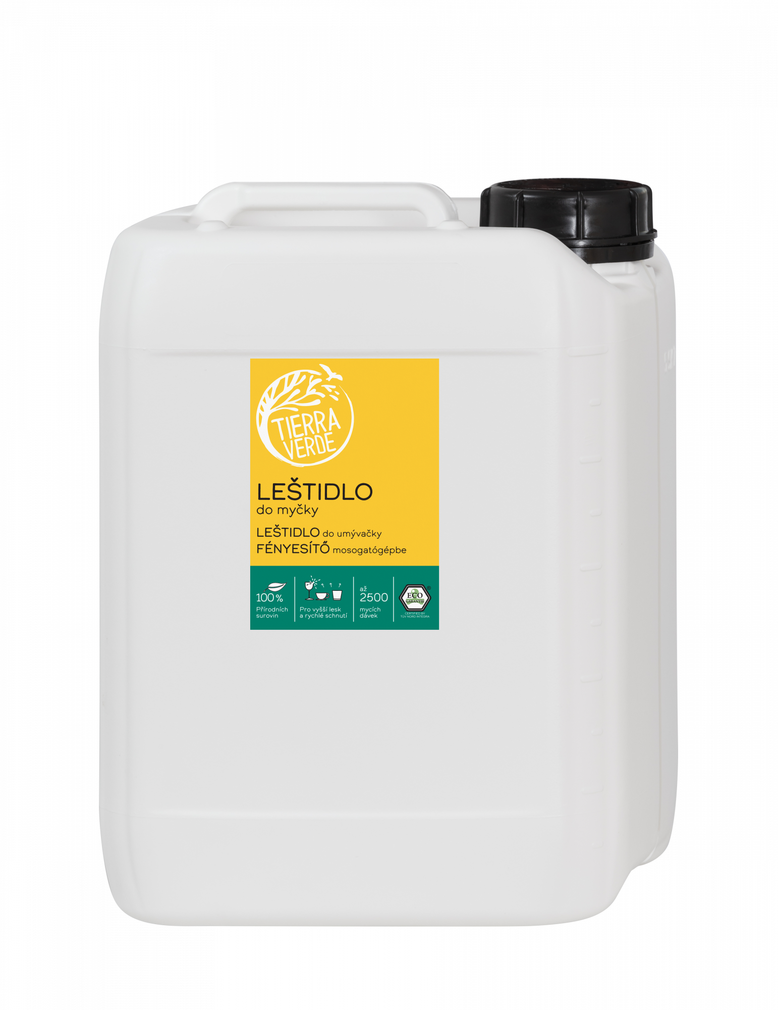 Tierra Verde Leštidlo (oplach) do myčky - 5 l - nádobí bez šmouh a zaschlých kapek