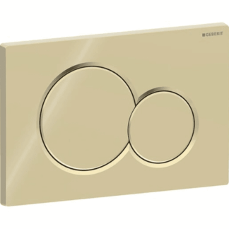 Geberit Sigma01 ovládací tlačítko plast mosazná lesk 115.770.DT.5