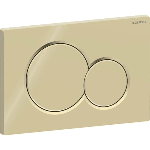 Geberit Sigma01 ovládací tlačítko plast mosazná lesk 115.770.DT.5