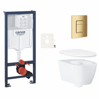Závěsný WC set do lehkých stěn / předstěnová montáž GROHE Essence SIKOGRSESSCGL0