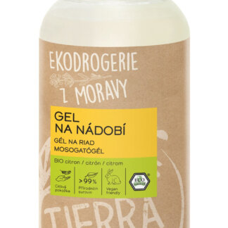 Tierra Verde Gel na nádobí - BIO citron - 500 ml - voní jako čerstvě rozkrojený citron