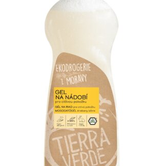Tierra Verde Gel na nádobí - pro citlivou pokožku - 1 l - jen 10 přísad a ph blízké lidské pokožce