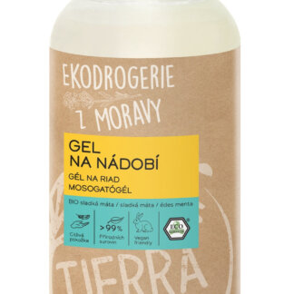 Tierra Verde Gel na nádobí - BIO sladká máta - 500 ml - voní jako čerstvé lístky máty