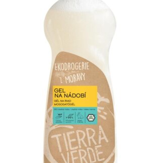 Tierra Verde Gel na nádobí - BIO sladká máta - 1 l - voní jako čerstvé lístky máty