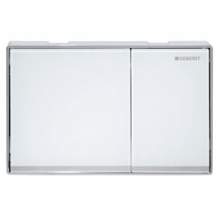 Geberit Omega60 ovládací tlačítko sklo bílá 115.081.SI.1