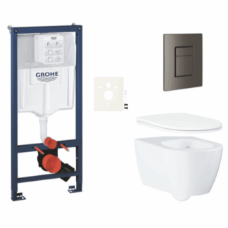Závěsný WC set do lehkých stěn / předstěnová montáž GROHE Essence SIKOGRSESSCAL0