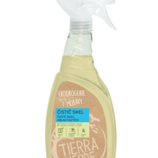 Tierra Verde Čistič skel s BIO pomerančem a citronelou (750 ml) - lesklá okna, zrcadla i nerez bez šmouh