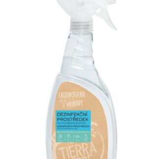 Tierra Verde Dezinfekční prostředek na omyvatelné povrchy - 750 ml - na bázi rostlinného alkoholu, bez chlóru