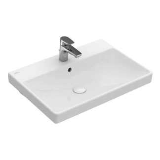 Villeroy & Boch Avento umyvadlo 60x47 cm otvor pro baterii uprostřed 41586001 GLACERAAVU117