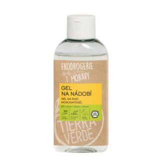 Tierra Verde Gel na nádobí - BIO citron - 100 ml - voní jako čerstvě rozkrojený citron