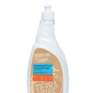 Tierra Verde Pomerančový odmašťovač - koncentrát - 750 ml - zvládne inkoust, motorový olej i žvýkačky